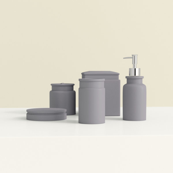 Hashtag Home Whalen 5 Piece Bathroom Accessory Set & Reviews Wayfair